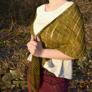 Garden Steps Asymmetrical Scarf